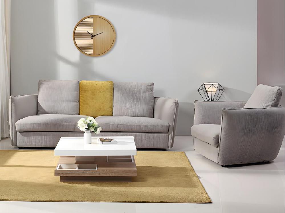 Vente Unique Horloge Murale - D. 40 Cm - Coloris Naturel - BOSSIFA