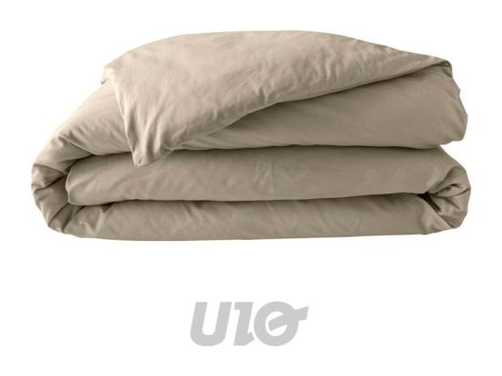 Vente Unique Housse De Couette "Percaline" 240x260cm Sable