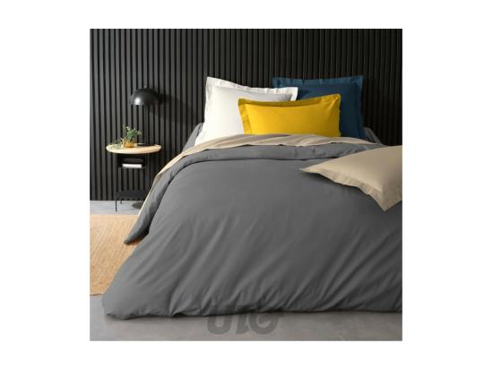 Vente Unique Housse De Couette "Percaline" 240x260cm Sable
