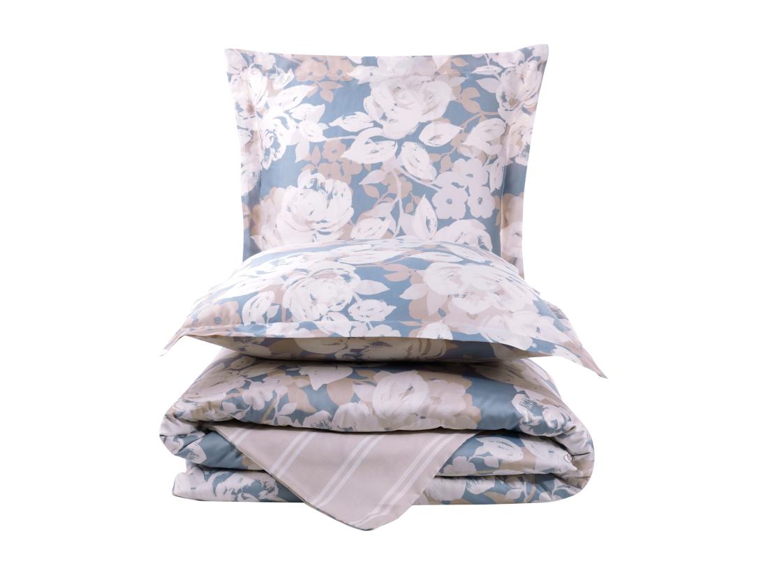 vente unique Housse de couette + taie(s) oreiller satin de coton "Decor"