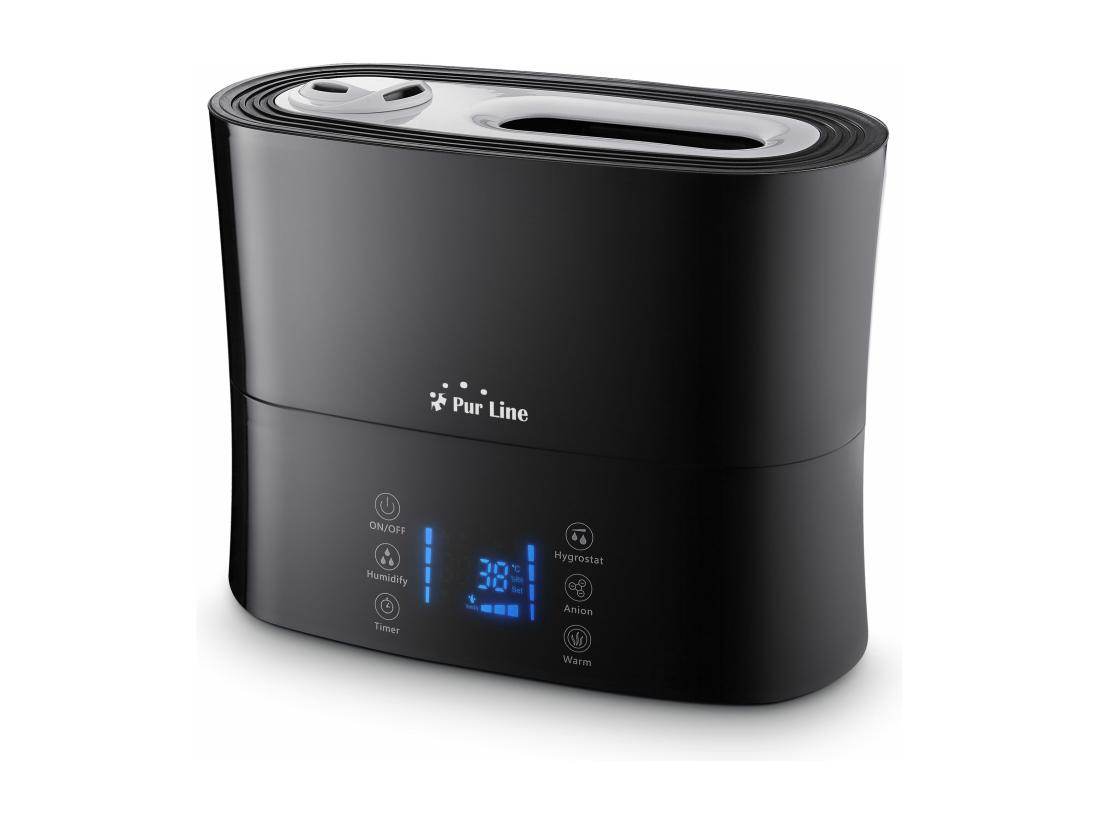 vente unique Humidificateur à ultrasons à vapeur chaude ou tiède pour 35 m²