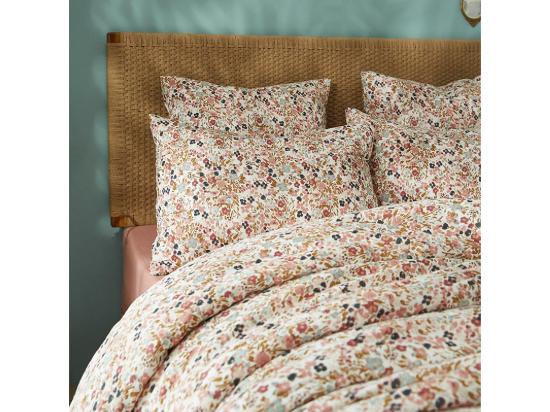Vente Unique ISIS - Housse De Couette 260x240cm Gaze De Coton Motif Liberty