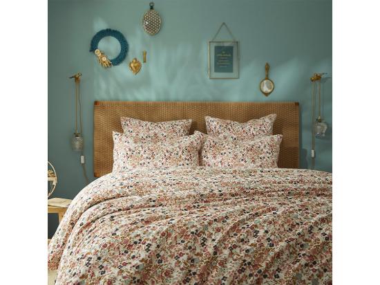 Vente Unique ISIS - Housse De Couette 260x240cm Gaze De Coton Motif Liberty