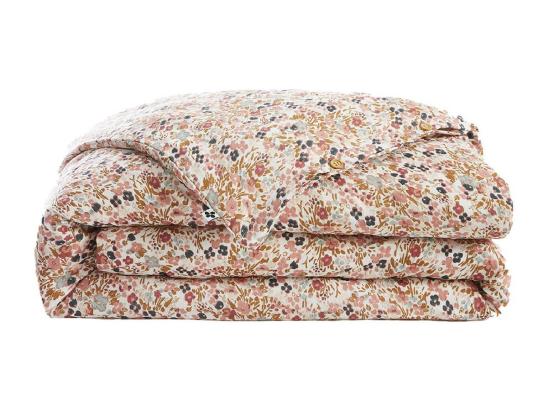 vente unique ISIS - Housse de Couette 260x240cm Gaze de Coton Motif Liberty