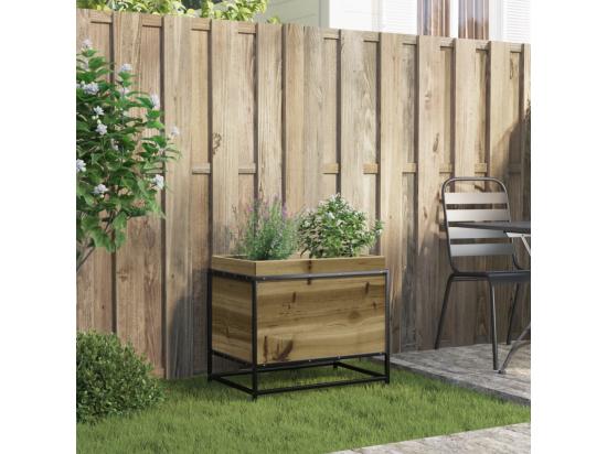 Vente Unique Jardinière 60x40x50 Cm Bois De Pin Imprégné