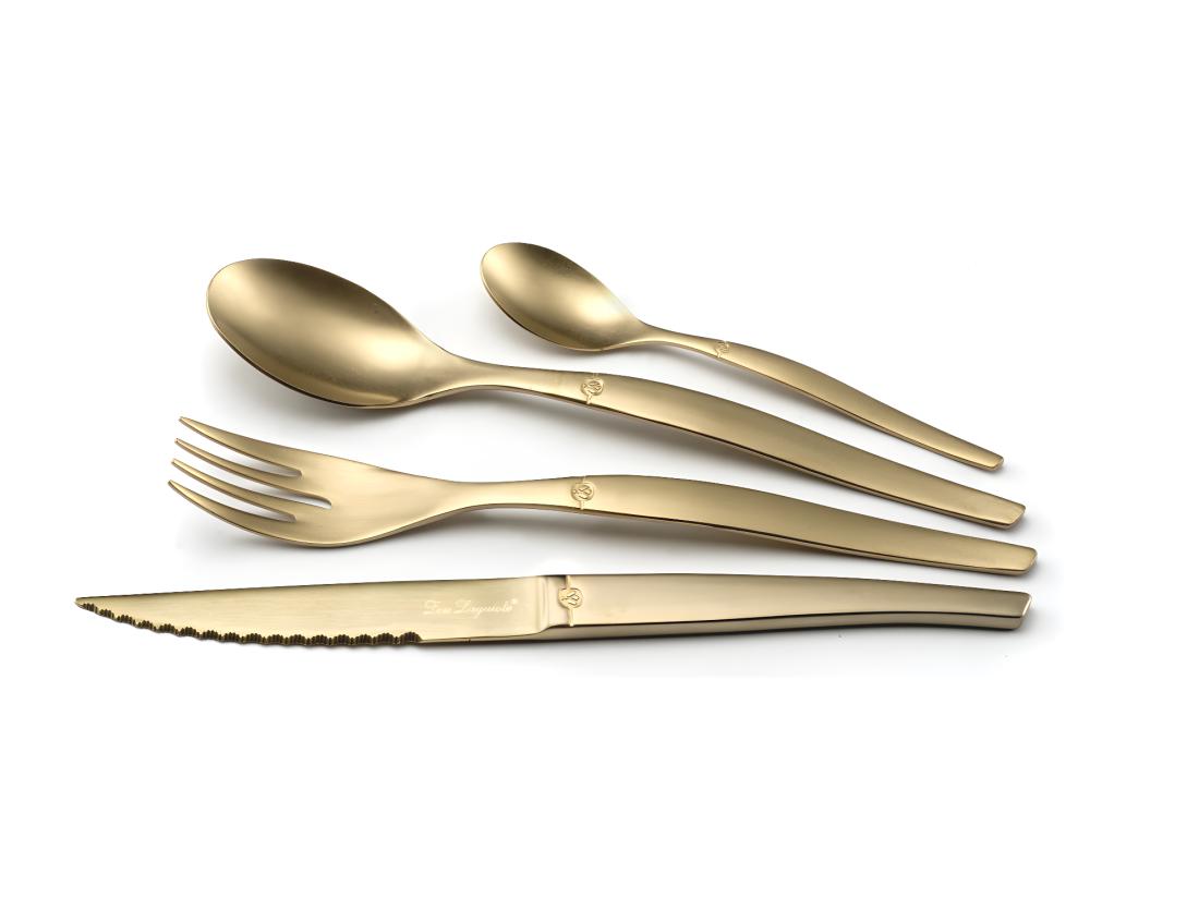 vente unique Jet Vintage Champagne - Ménagère 16 pièces