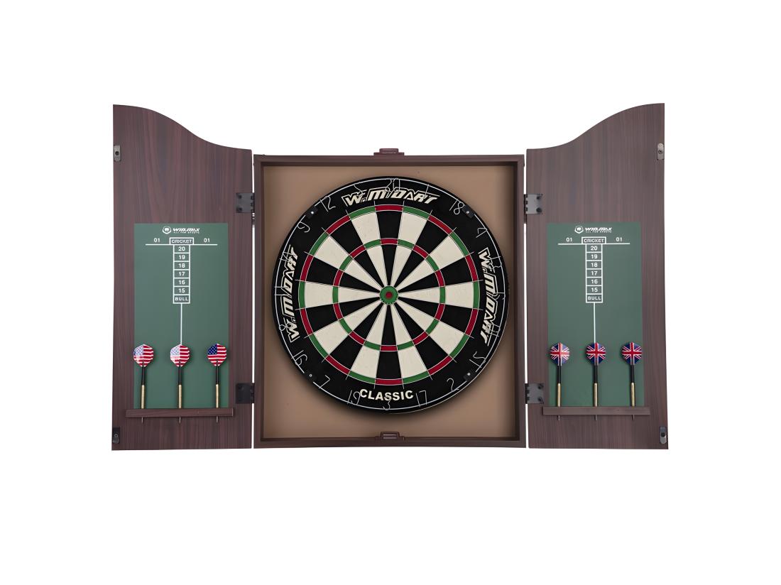 Vente Unique Jeu De Fléchettes Professionnel D45cm King's Head - Naturel