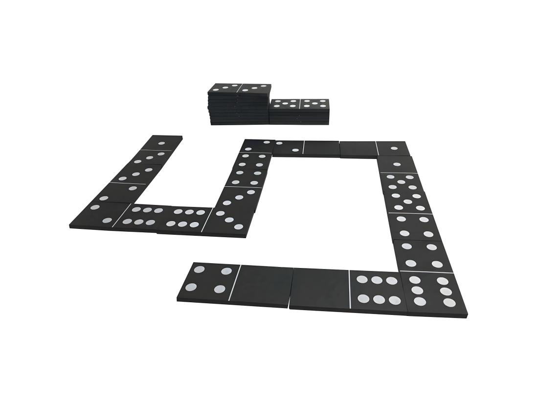 vente unique Jeu extérieur 28 dominos géants en plastique