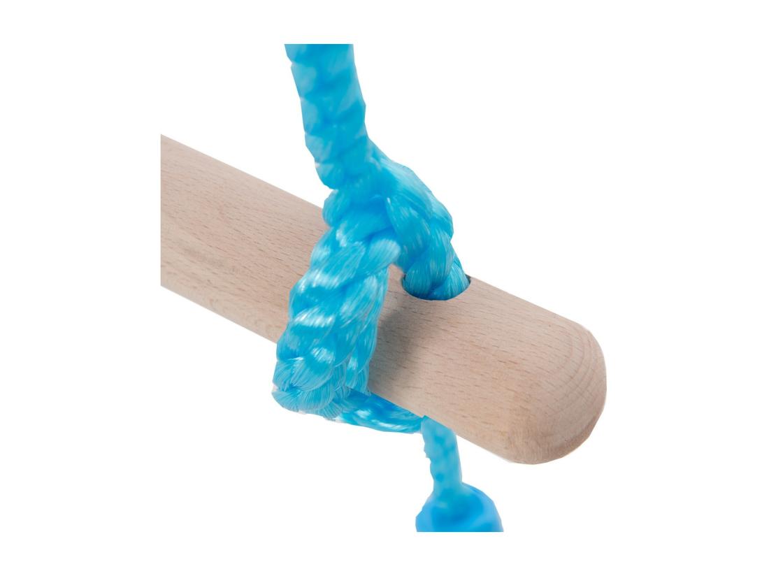 Vente Unique Jeux Plein Air 3 En 1 Avec Balançoire Nid D'Oiseau Ronde Ø100CM échelle D'escalade 3 à 8 Ans 287x180x188cm