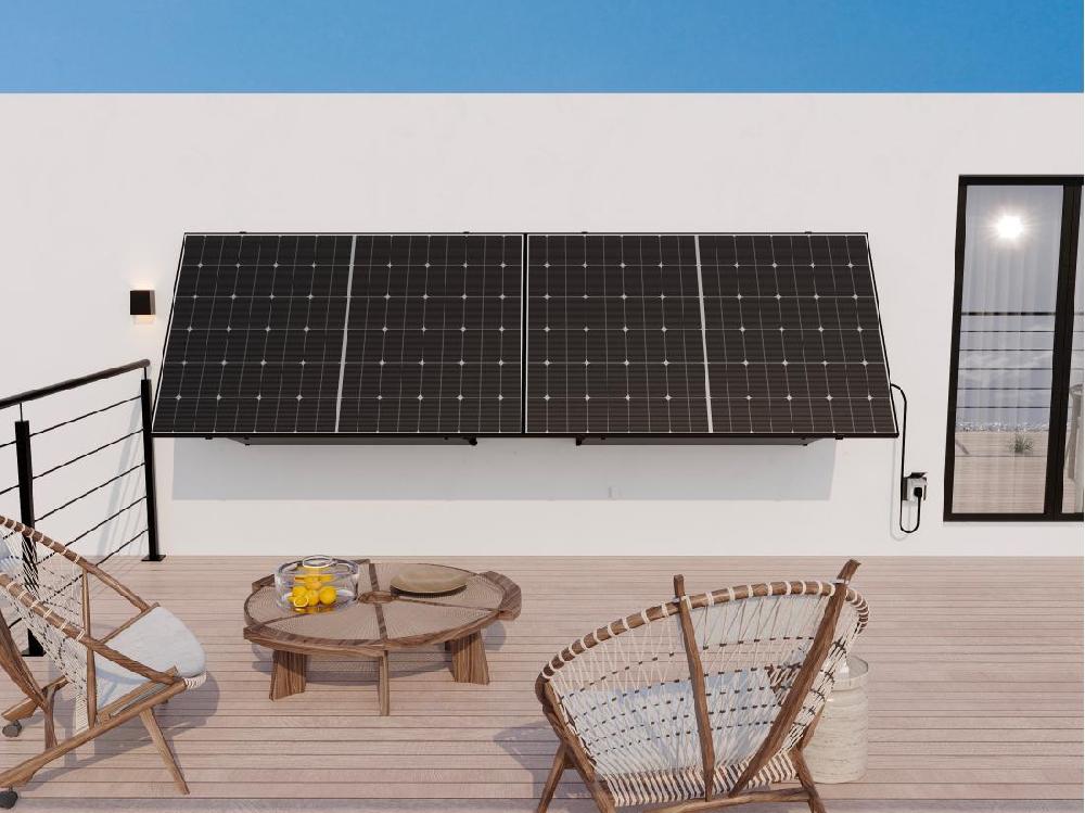 Vente Unique Kit 2 Panneaux Solaires Plug And Play - 850 W - LUMINOSER