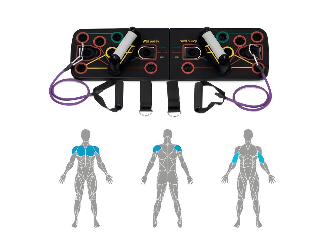 Vente Unique Kit De Renforcement Musculaire Poids Du Corps SPORTLY