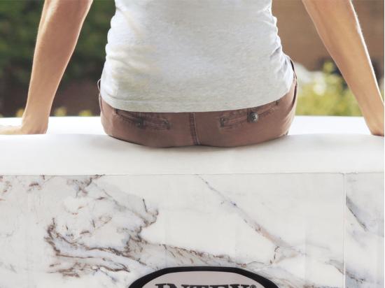 Vente Unique Kit Spa Gonflable Intex PureSpa Calacatta Carré Bulles 4 Places + 6 Filtres + Kit D'entretien