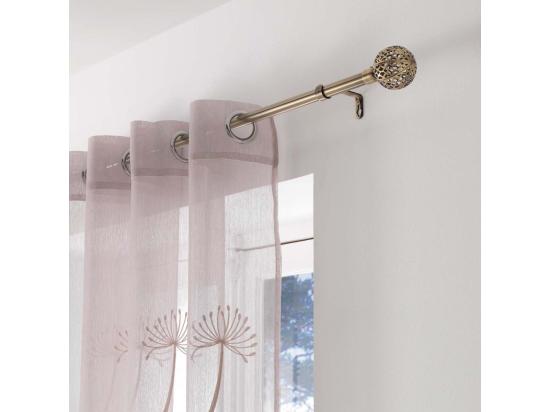 Vente Unique Kit Tringle Décorative Globe - L 120 / 210 X D 1 9 Cm - Doré