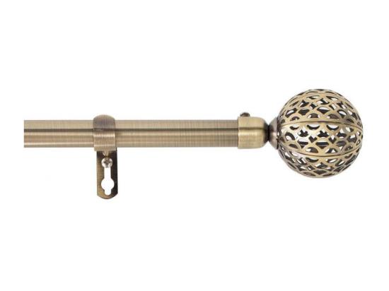 Vente Unique Kit Tringle Décorative Globe - L 120 / 210 X D 1 9 Cm - Doré