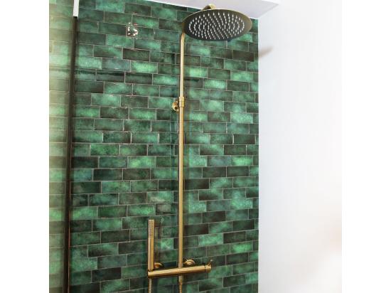 Vente Unique Kiwo Colonne De Douche Mécanique Or - Essebagno