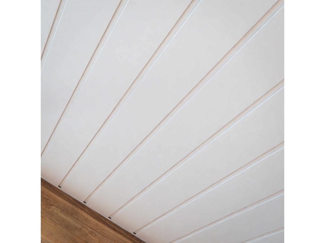 Vente Unique Lambris PVC 100 Mm - Lot De 10 Lames - Blanc - 2.60 M 2600 X 100 X 8 Mm (2 60 M²)