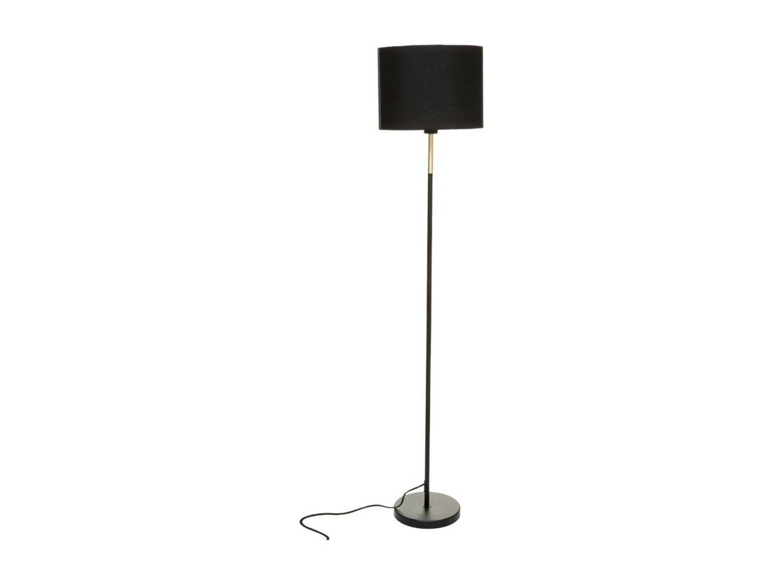 Vente Unique Lampadaire En Métal Noir Et Doré H 151 Cm