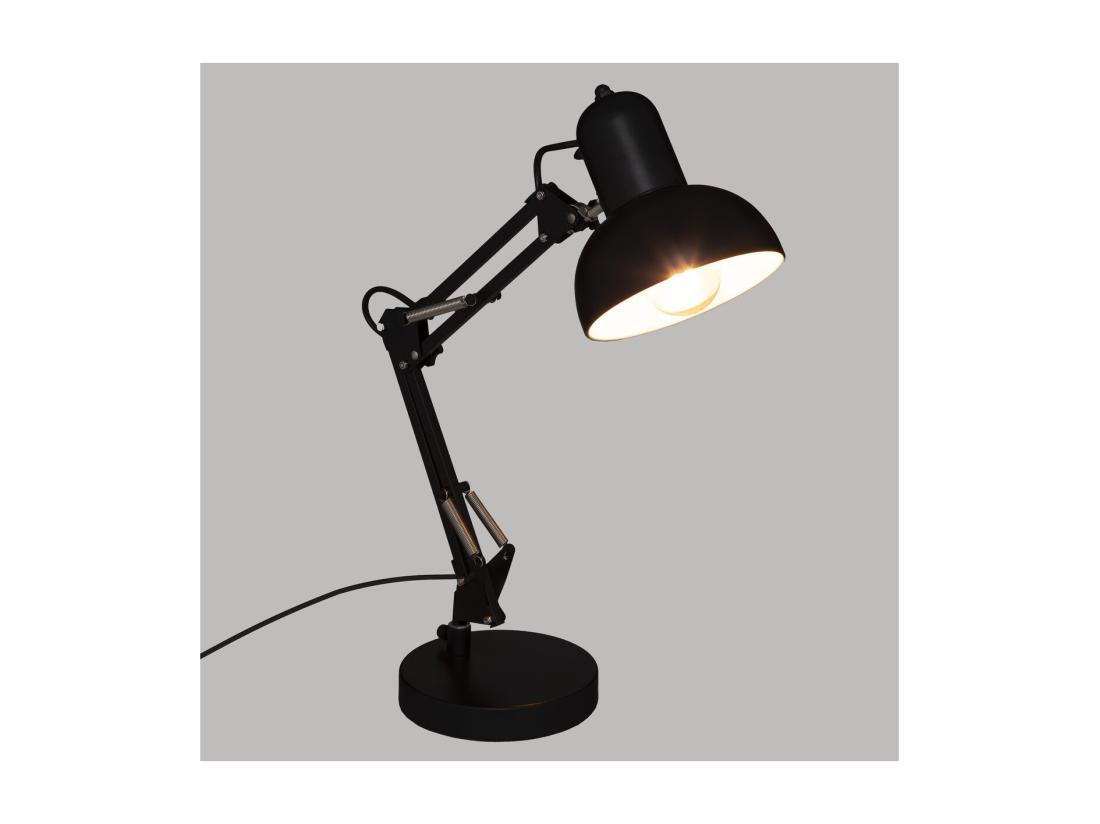 Vente Unique Lampe Architecte En Métal Noir H 55.8 Cm Lampe Style Industriel