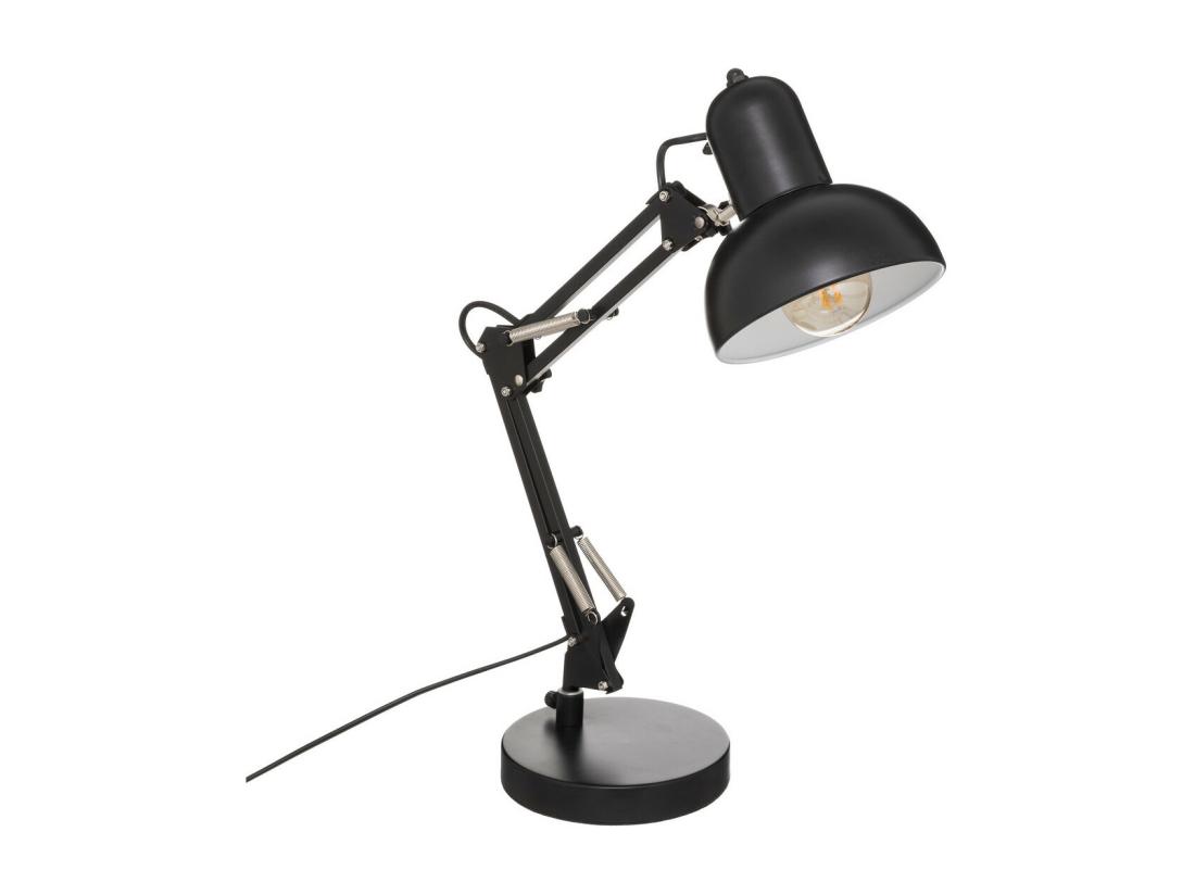 vente unique Lampe architecte en Métal Noir H 55.8 cm Lampe style industriel