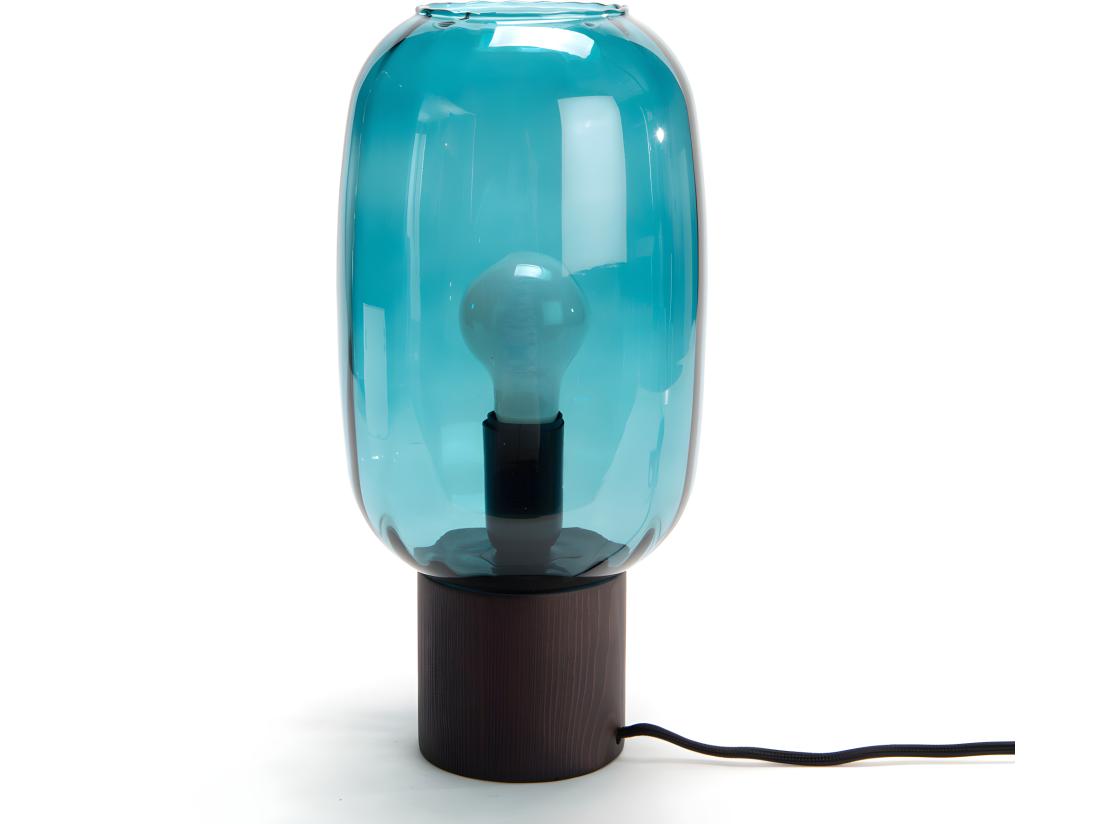 Vente Unique Lampe Matisse Bleu Marine Petit Modèle E27_40W