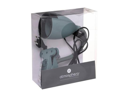 vente unique Lampe pince en silicone "Sily" - Vert jade - L 8 x P 8 x H 43 cm