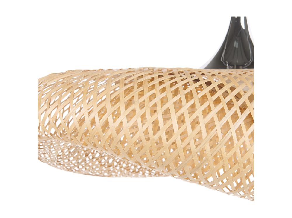Vente Unique Lampe Suspension BOYNE Bambou Marron Clair