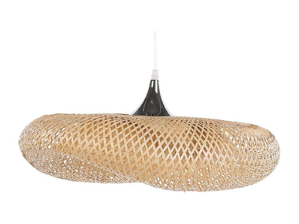 Vente Unique Lampe Suspension BOYNE Bambou Marron Clair
