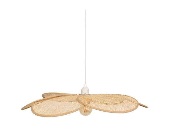 Vente Unique Lampe Suspension Pétales En Bambou "Rym" 62cm Naturel