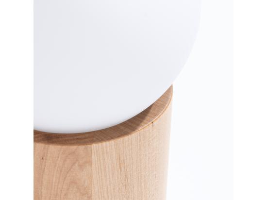 Vente Unique Lampes De Bureau Boomo Moderne En Bois - 1 Sources Lumineuses - L.12 X H.21 Cm - Bois Naturel