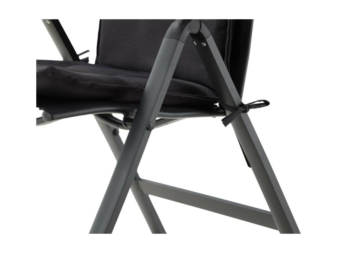 Vente Unique Line Coussin De Jardin à Dossier Haut Gris Foncé