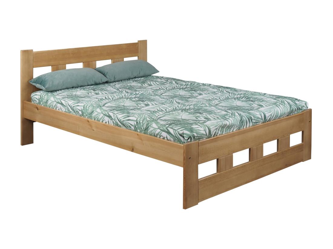 Vente Unique Lit 160x200 En Bois Bond Couleur Chêne