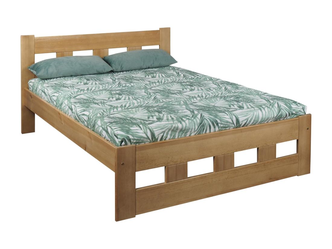 Vente Unique Lit 160x200 En Bois Bond Couleur Chêne