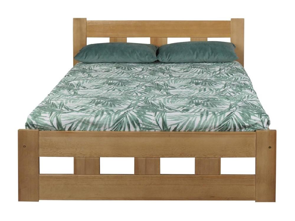 Vente Unique Lit 160x200 En Bois Bond Couleur Chêne