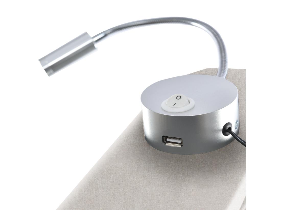 vente unique Lit coffre 160x200cm en lin - avec lampes de lecture et Ports de charge USB - avec sommier à lattes - Beige