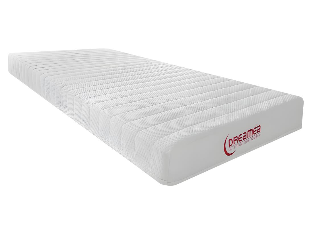 Vente Unique Lit électrique De Relaxation Tout Plots + Matelas Accueil Latex - 2 X 80 X 200 Cm - Blanc - ETHER De DREAMEA