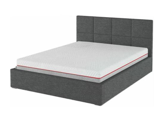 Vente Unique Lit Mesonica Bufo Carrés Anthracite 180x200