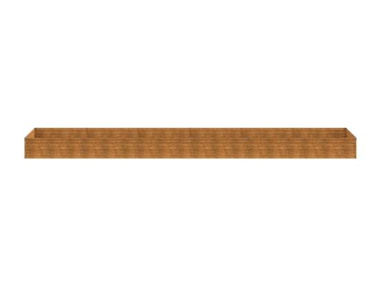 Vente Unique Lit Surélevé De Jardin 579 X 100 X 36 Cm Acier Corten