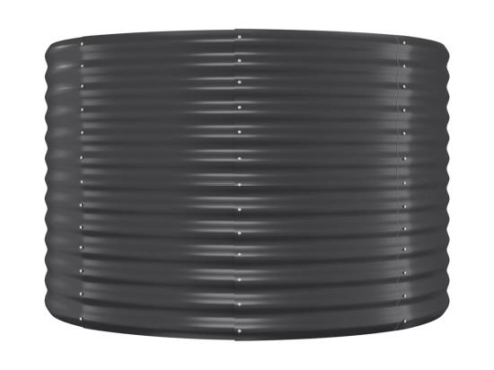 Vente Unique Lit Surélevé De Jardin Acier Enduit De Poudre Anthracite