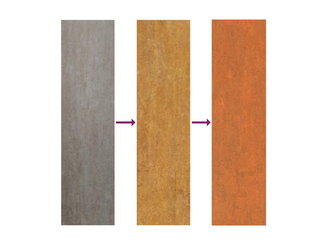 Vente Unique Lit Surélevé De Jardin Rouillé 240x80x45 Cm Acier Corten