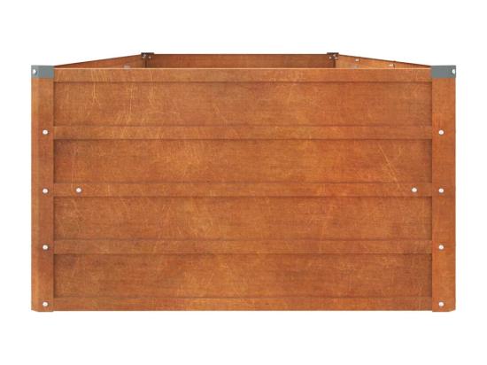 vente unique Lit surélevé de jardin rouillé 240x80x45 cm acier corten