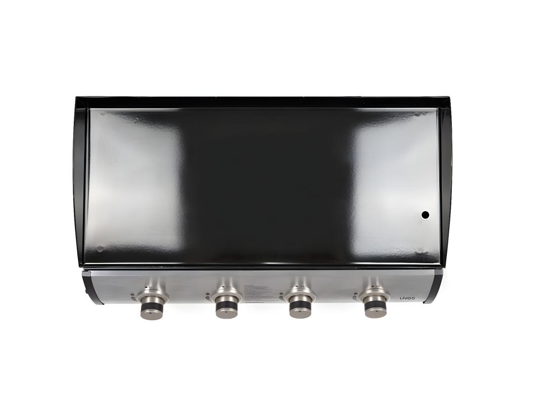 Vente Unique Livoo Plancha Gaz 4 Feux 10kw Métal - DOC297