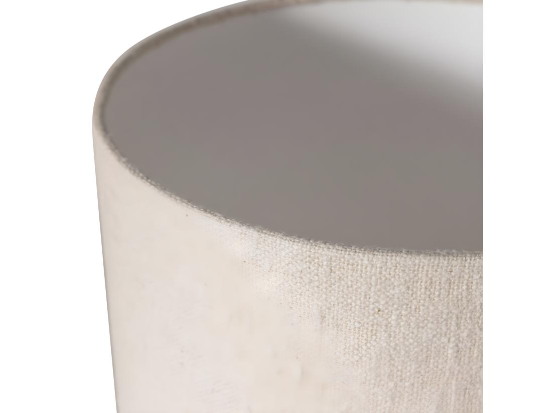 Vente Unique Loft - Lampadaire En Tissu Bouclette H90cm - Beige