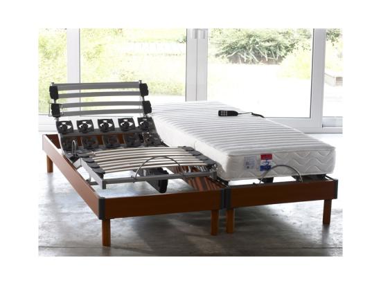 Vente Unique Lot 2 Sommiers Relaxation Paradis Dimensions - 2x70 X 190 Cm