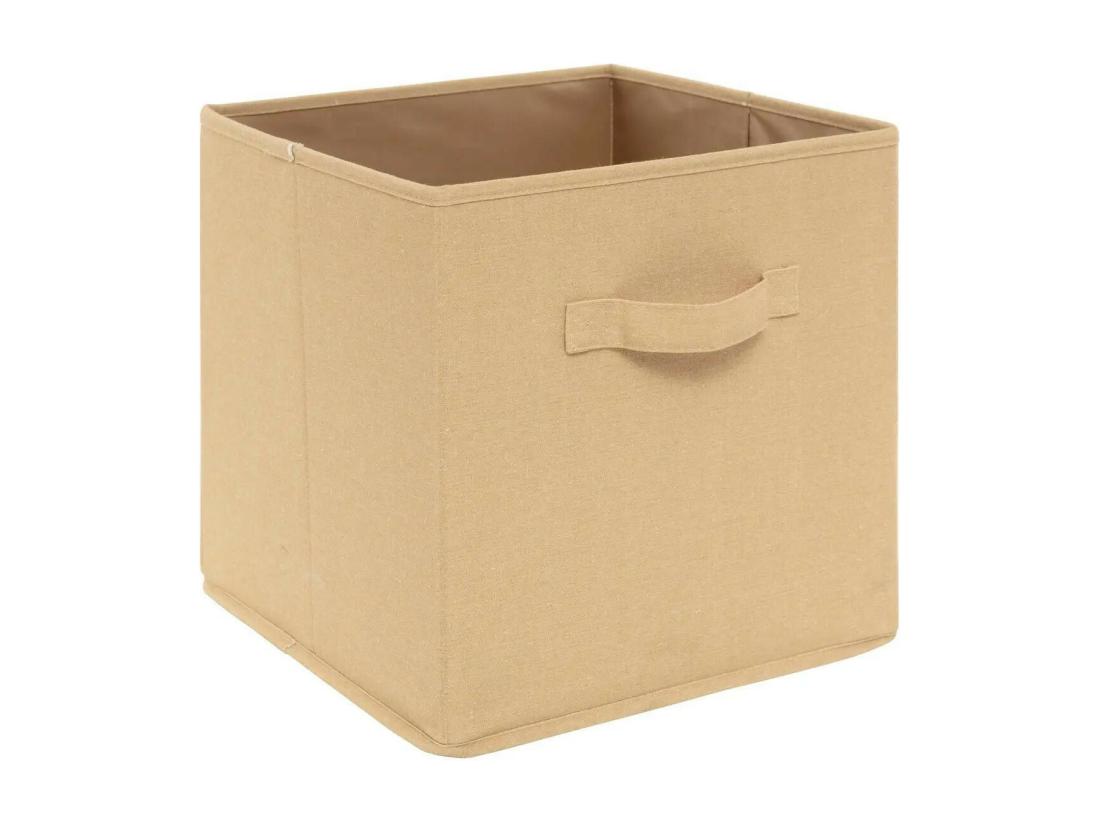 Vente Unique Lot De 2 Boîtes De Rangement "Soleil" 29cm Ocre