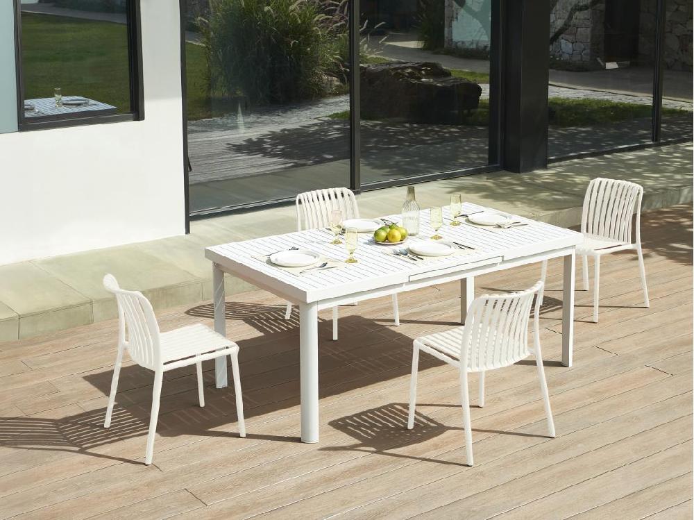 Vente Unique Lot De 2 Chaises De Jardin Empilables En Polypropylène - Beige - SESEH De MYLIA