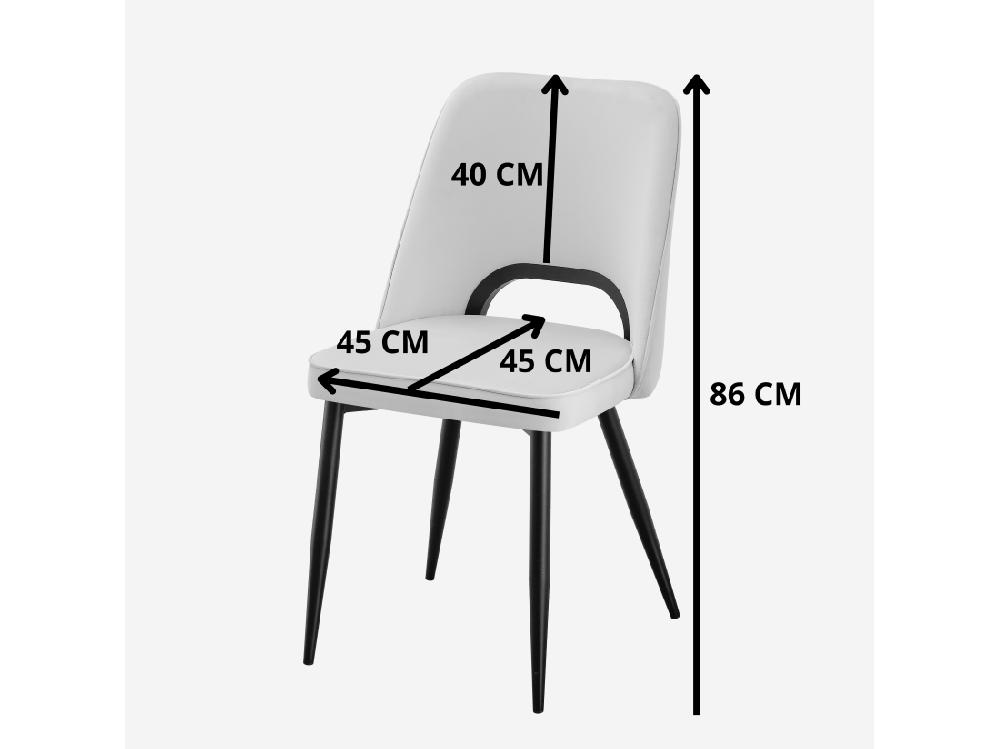 Vente Unique Lot De 2 Chaises En Velours Et Métal Doré - Bleu - LUNA
