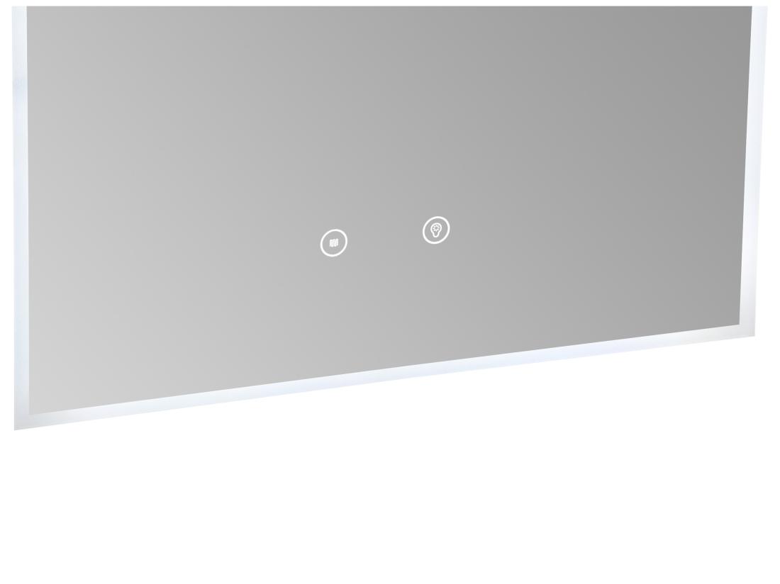 Vente Unique Lot De 2 Miroirs De Salle De Bain En Arche Anti Buée Avec Leds - L50 X H80 Cm - ARCADI
