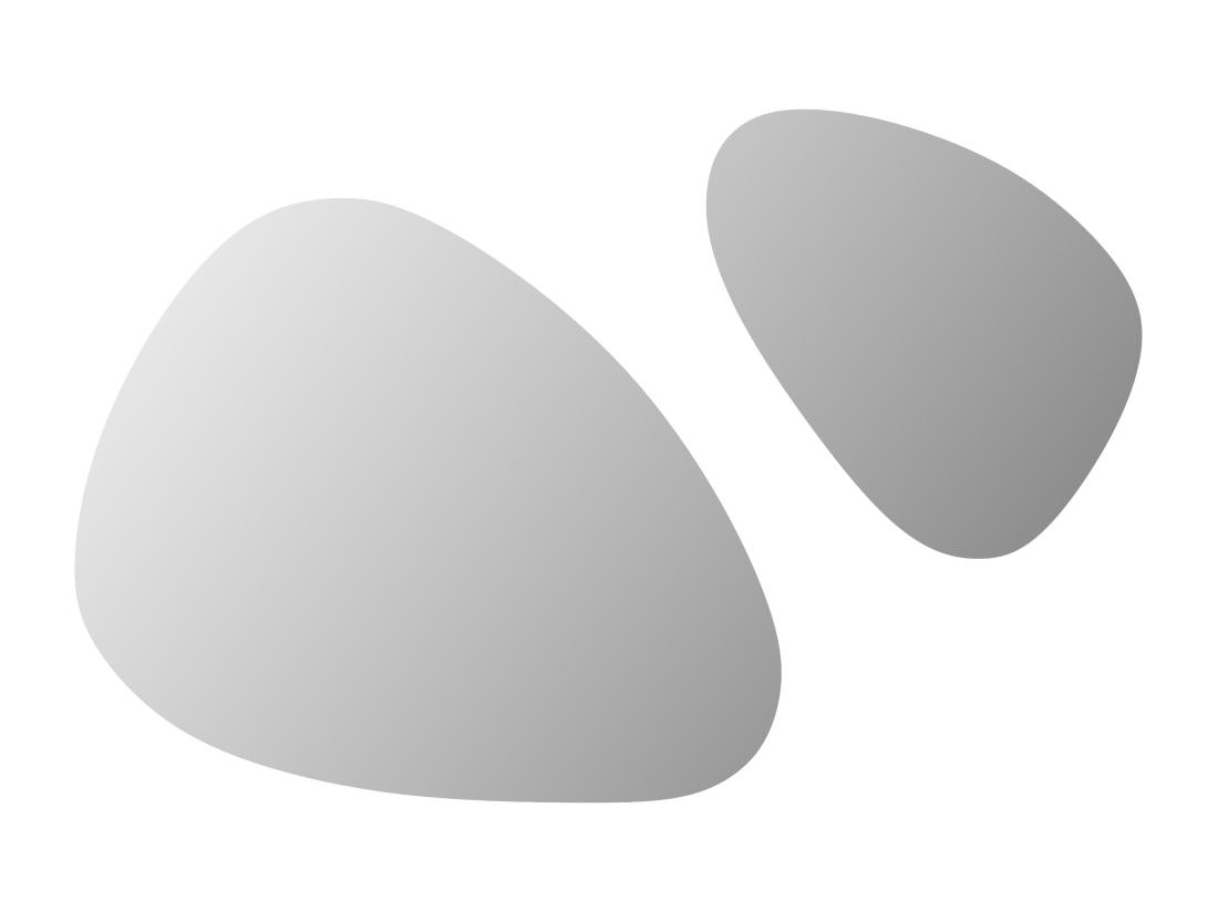 Vente Unique Lot De 2 Miroirs Muraux Organiques Sans Cadre - L. 65 X H. 55 Cm Et L. 40 X H. 41 Cm - YULIMI