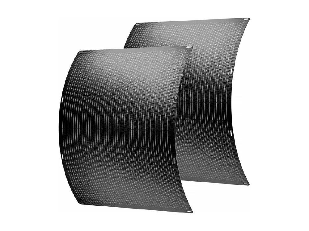 vente unique Lot de 2 panneaux solaire plug and play flexible - 400w "Urban center" - Noir