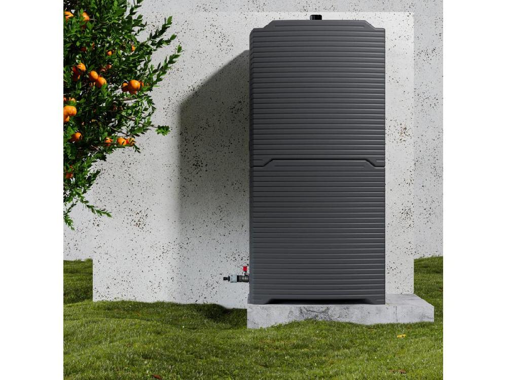vente unique Lot de 2 récupérateurs d'eau 126L + Kit de Jumelage Vertical